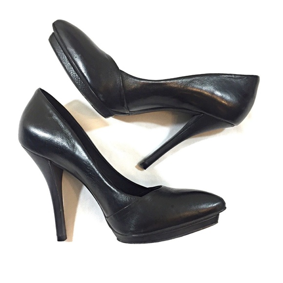 Elizabeth and James Shoes - Elizabeth and James Black Leather Pumps SZ 5.5 M
